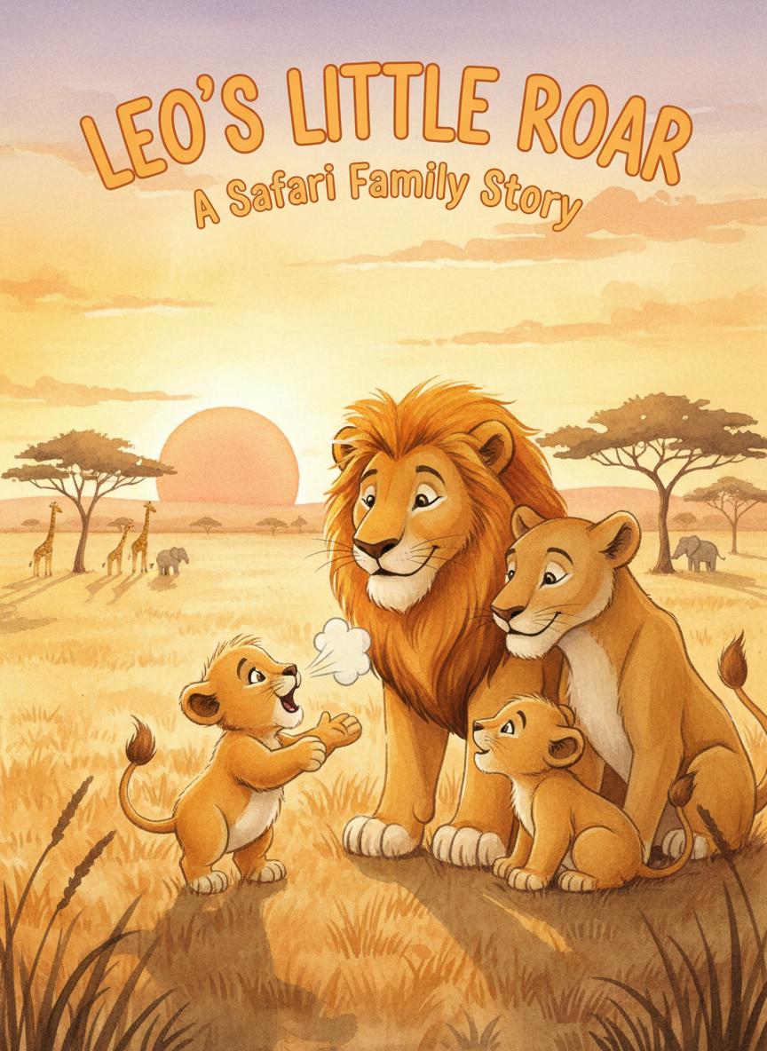 The Little Lion's Roar book cover