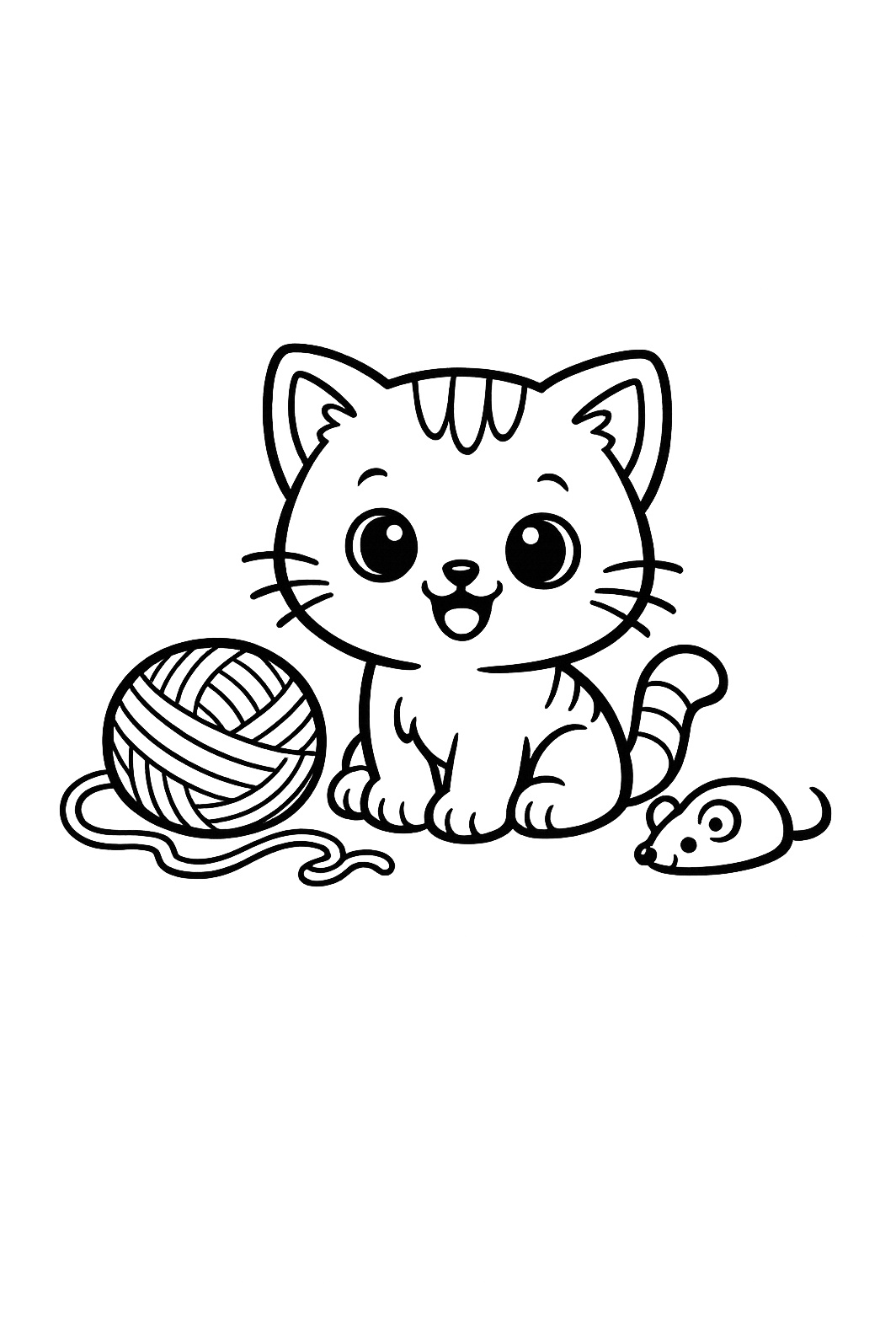Cat coloring pages