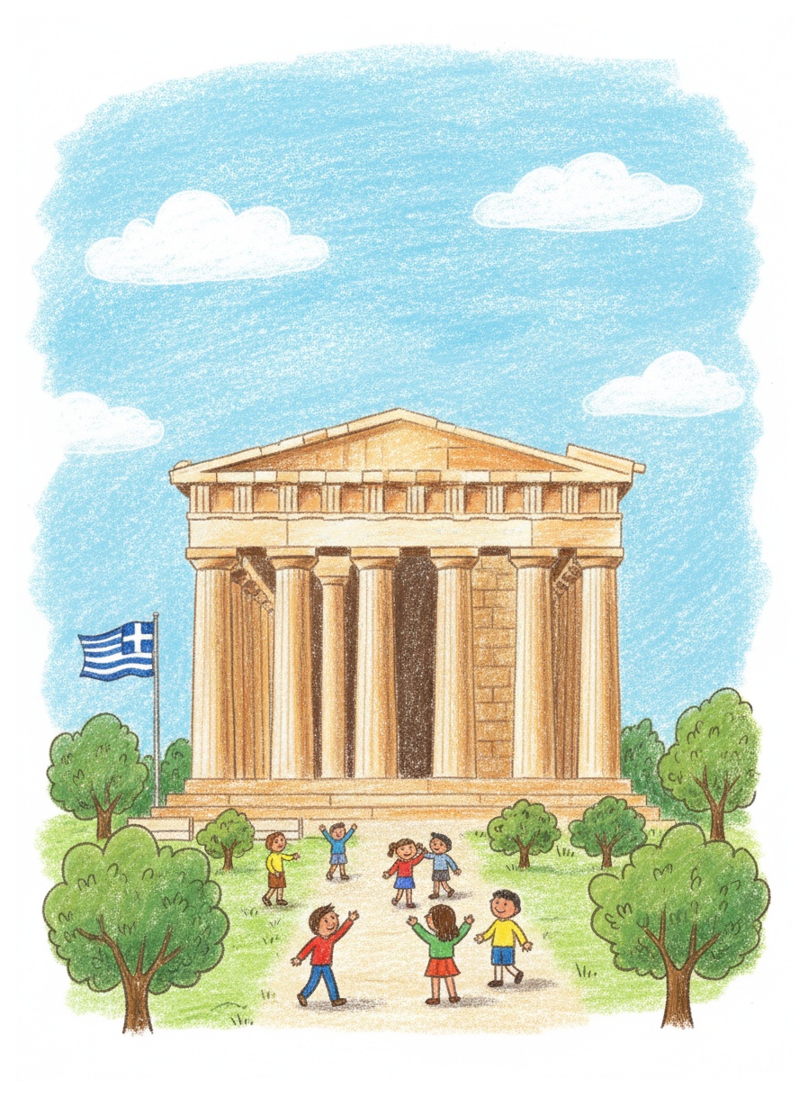 Greece colored