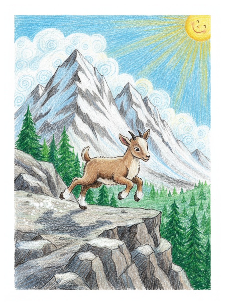 Mountain colored