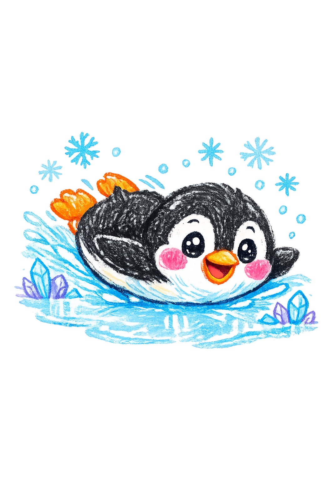 Penguin colored