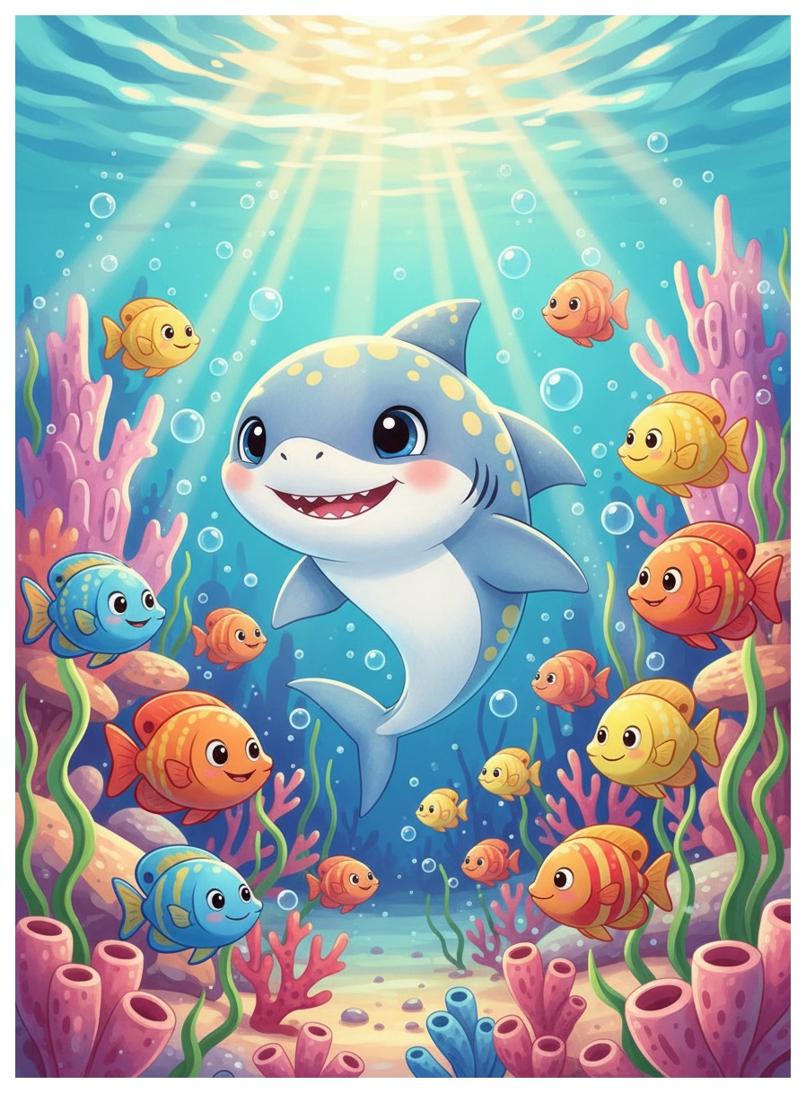 Shark colored