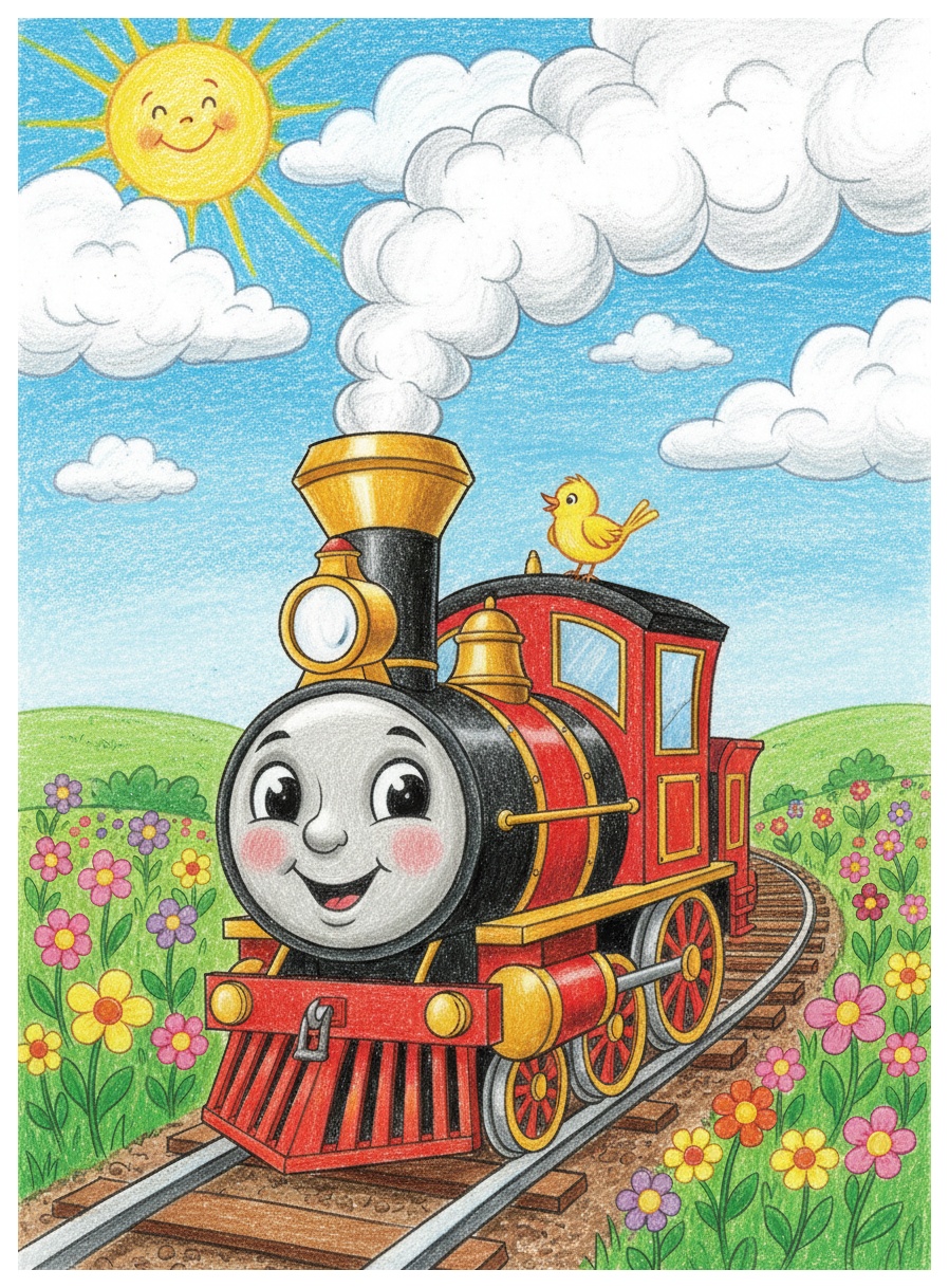 Train colored